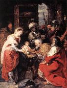 RUBENS, Pieter Pauwel Adoration of the Magi oil painting